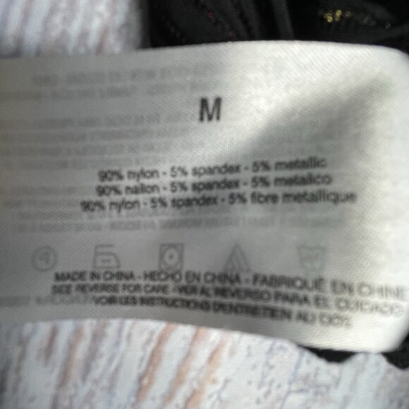 Circus Ny Blouse Women’s Size M Colorful Glitter Y2K Date Night BOHO - Picture 7 of 10